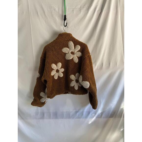 BLANKNYC Flower Child Brown Jacket Size M - Picture 4 of 5